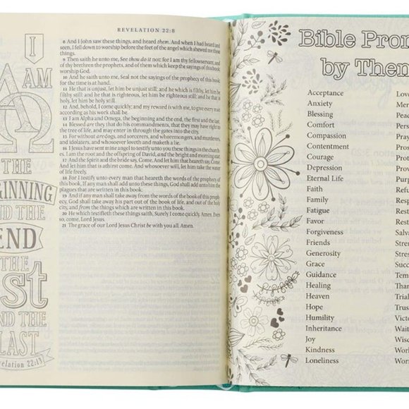KJV My Promise Bible--imitation leather, teal - NEW - Picture 8 of 11